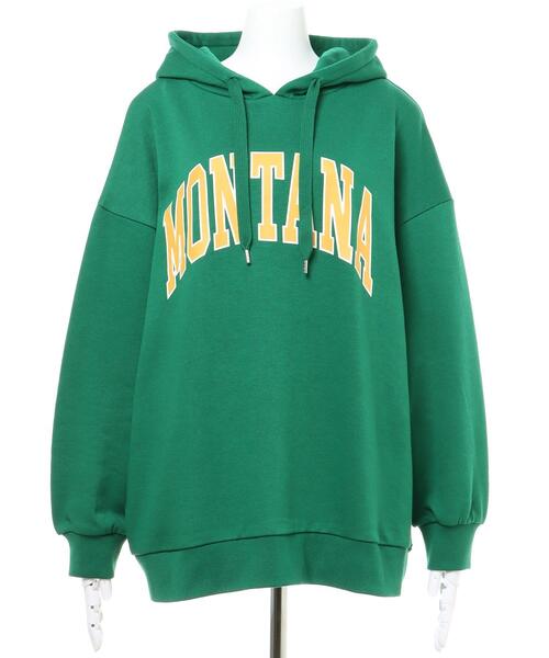 INGNI(イング)の「BIGカレッジロゴパーカーチュニック(Tシャツ/カットソー・レディース・ネイビー/オフホワイト/オレンジ/オートミール/グリーン・M)」の13枚目の写真