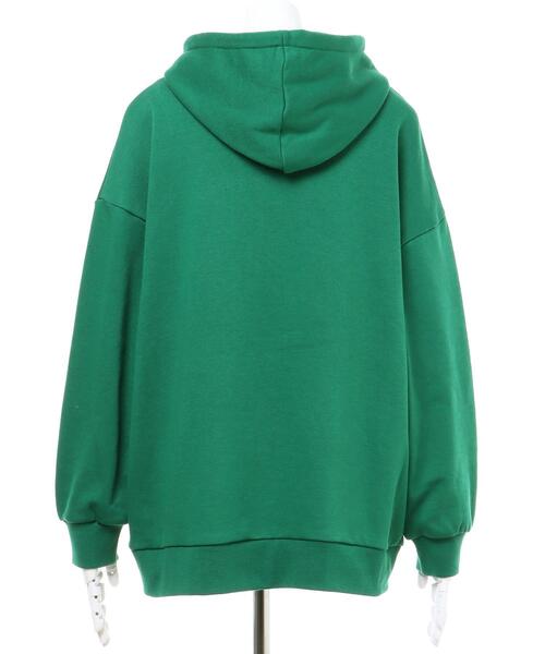 INGNI(イング)の「BIGカレッジロゴパーカーチュニック(Tシャツ/カットソー・レディース・ネイビー/オフホワイト/オレンジ/オートミール/グリーン・M)」の11枚目の写真