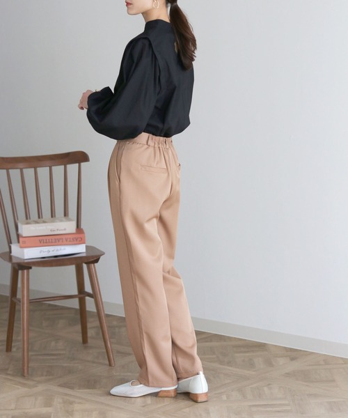 HER CLOSET(ハークローゼット)の「【shemoshelly】ボリュームスリーブコットンブラウス(シャツ/ブラウス・レディース・ブラック/ブラウン/オフホワイト/オレンジ/ブルー/ライトグリーン・M)」の20枚目の写真