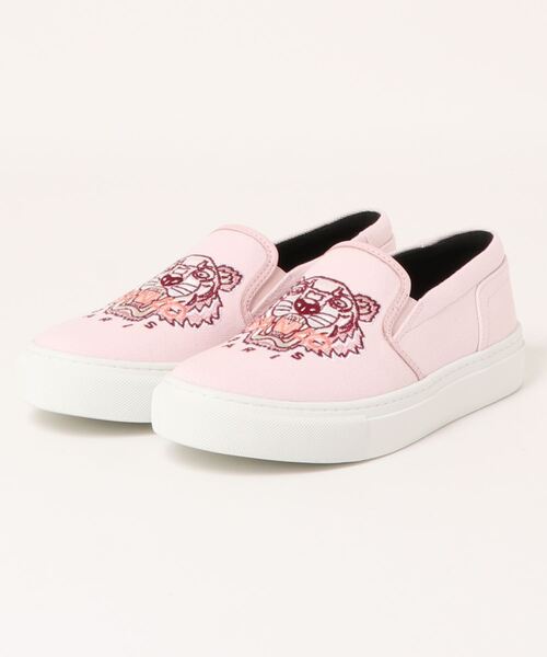 KENZO(ケンゾー)の「タイガースリッポンスニーカーK-Skate(スリッポン・レディース・ブラック系その他/ピンク系その他・37/36/38)」の1枚目の写真