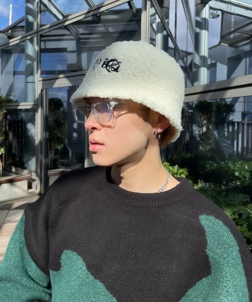 XU（エックスユー）の「【XU/エックスユー】square design sunglasses/スクエアフレーム サングラス スクエア眼鏡 メガネ クリアサングラス（サングラス・メンズ・ブラック/クリア・ONE SIZE）」の17枚目の写真