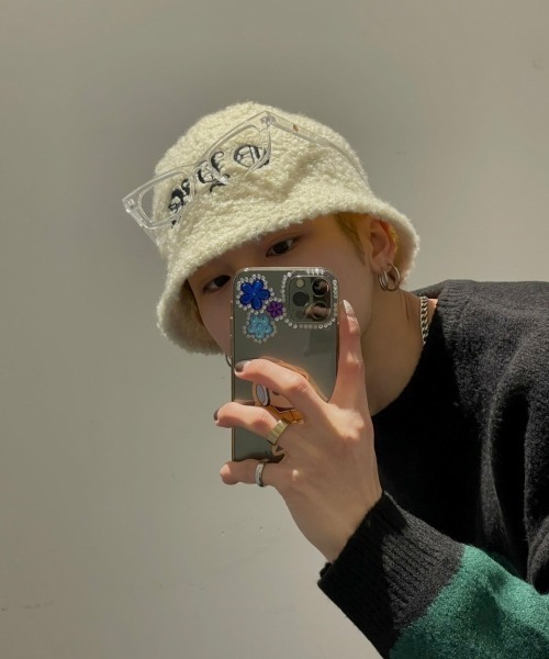 XU（エックスユー）の「【XU/エックスユー】square design sunglasses/スクエアフレーム サングラス スクエア眼鏡 メガネ クリアサングラス（サングラス・メンズ・ブラック/クリア・ONE SIZE）」の11枚目の写真