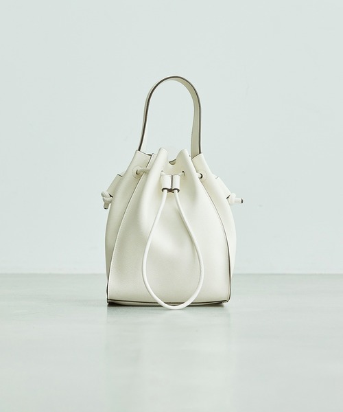 ROPE'(ロペ)の「【新色追加】2WAYドロストミドルバッグ(ハンドバッグ・レディース・ブラック/ライトグレー/ホワイト/キャメル/ホワイト系その他/ベージュ系その他・FREE)」の3枚目の写真