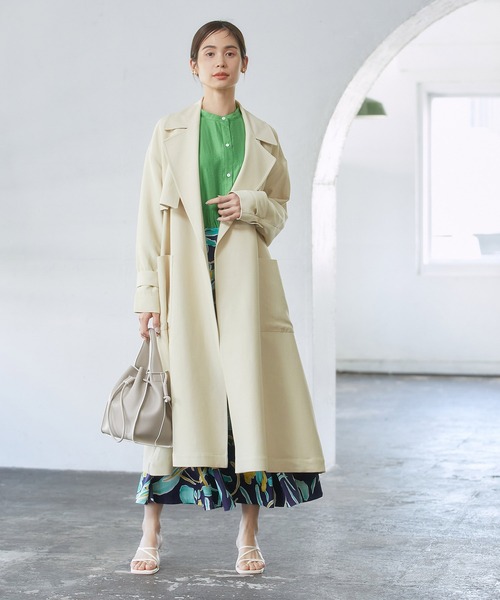 ROPE'(ロペ)の「【新色追加】2WAYドロストミドルバッグ(ハンドバッグ・レディース・ブラック/ライトグレー/ホワイト/キャメル/ホワイト系その他/ベージュ系その他・FREE)」の19枚目の写真