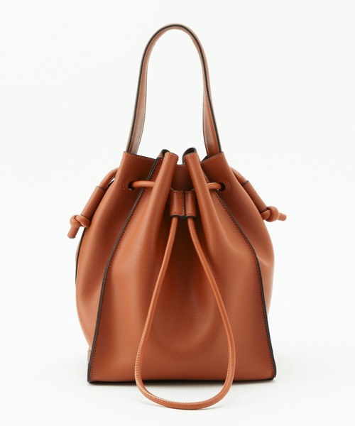 ROPE'(ロペ)の「【新色追加】2WAYドロストミドルバッグ(ハンドバッグ・レディース・ブラック/ライトグレー/ホワイト/キャメル/ホワイト系その他/ベージュ系その他・FREE)」の15枚目の写真