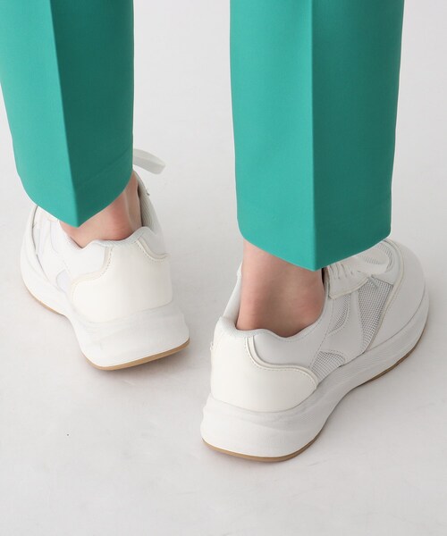 OPAQUE.CLIP（オペークドットクリップ）の「◆ボリュームソールスニーカー【軽量】（スニーカー・レディース・グレー/ブラック系/ホワイト・02/03）」の8枚目の写真