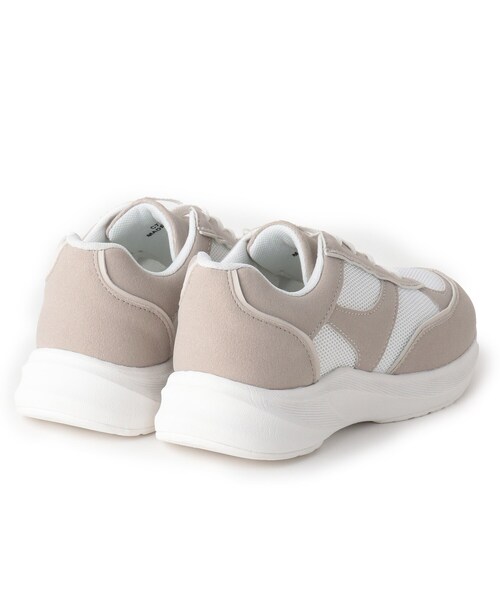 OPAQUE.CLIP（オペークドットクリップ）の「◆ボリュームソールスニーカー【軽量】（スニーカー・レディース・グレー/ブラック系/ホワイト・02/03）」の16枚目の写真