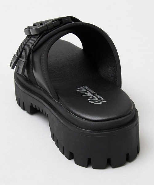 glabella(グラベラ)の「超厚底 タンクソール ダブルストラップ フェイクレザー スライドサンダル(サンダル・メンズ・ブラック・S/M/L)」の14枚目の写真