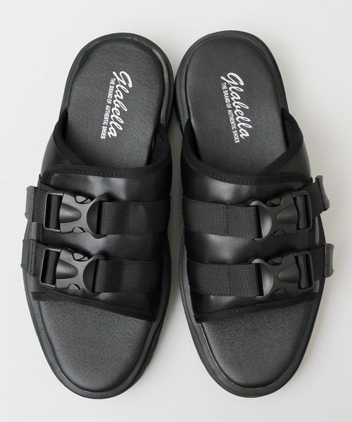 glabella(グラベラ)の「超厚底 タンクソール ダブルストラップ フェイクレザー スライドサンダル(サンダル・メンズ・ブラック・S/M/L)」の15枚目の写真