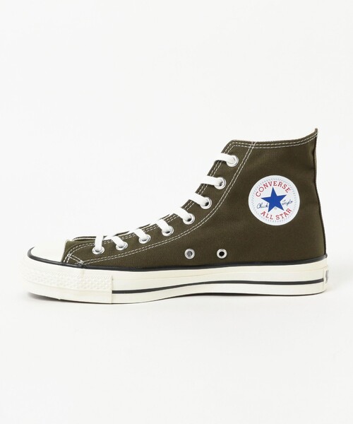 CONVERSE（コンバース）の「CONVERSE / Canvas All Star J Hi 22S（スニーカー・メンズ・オリーブ・26/27/28/29/25.5/26.5/27.5）」の3枚目の写真