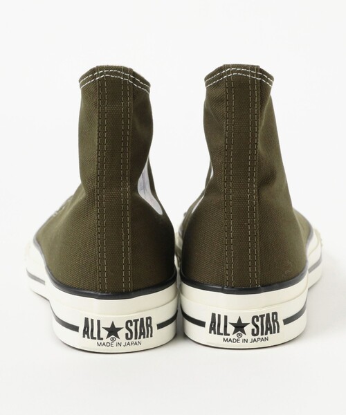 CONVERSE（コンバース）の「CONVERSE / Canvas All Star J Hi 22S（スニーカー・メンズ・オリーブ・26/27/28/29/25.5/26.5/27.5）」の7枚目の写真