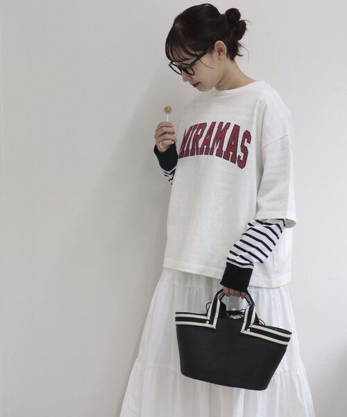 fredy emue（フレディエミュ）の「コンビハンドルブレードバッグ（トートバッグ・レディース・ベージュ/ブラック・FREE）」の11枚目の写真