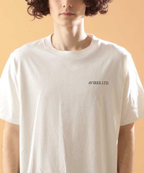 AVIREX（アヴィレックス）の「ガールズ アイ パッチ Tシャツ/GIRLS EYE PATCH T-SHIRT / アヴィレックス / AVIREX（Tシャツ/カットソー・メンズ・ブラック/サックスブルー/ホワイト/ベージュ・X-LARGE/XX-LARGE/LARGE/MEDIUM）」の17枚目の写真