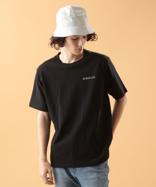 AVIREX（アヴィレックス）の「ガールズ アイ パッチ Tシャツ/GIRLS EYE PATCH T-SHIRT / アヴィレックス / AVIREX（Tシャツ/カットソー・メンズ・ブラック/サックスブルー/ホワイト/ベージュ・X-LARGE/XX-LARGE/LARGE/MEDIUM）」の11枚目の写真