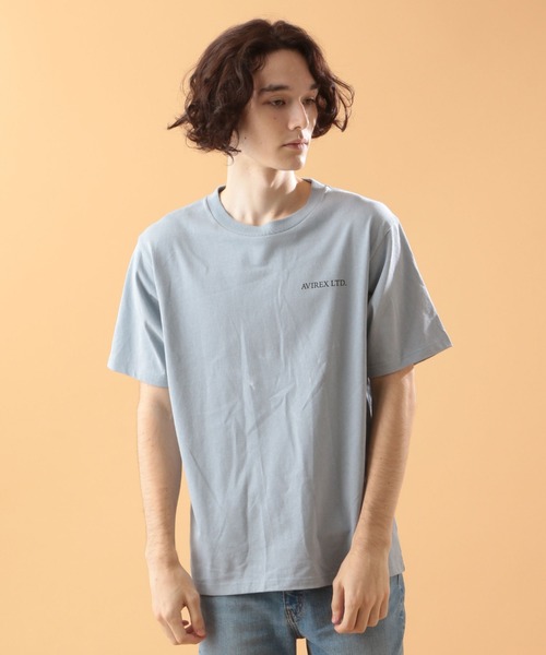 AVIREX（アヴィレックス）の「ガールズ アイ パッチ Tシャツ/GIRLS EYE PATCH T-SHIRT / アヴィレックス / AVIREX（Tシャツ/カットソー・メンズ・ブラック/サックスブルー/ホワイト/ベージュ・X-LARGE/XX-LARGE/LARGE/MEDIUM）」の13枚目の写真