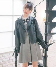 ROJITA | サイドビジューバックルベルトライダース(ライダースジャケット)