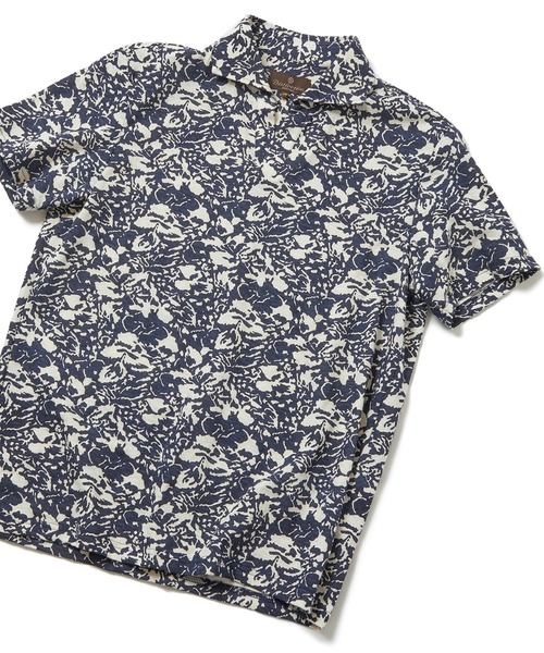 42 割引02 メンズ Mサイズ相当 03 メンズ Lサイズ相当 ブラウン ネイビー 正規品直輸入 Tシャツ Tシャツ リーフカモプリントポロシャツ Made In Japan Tシャツ カットソー メンズファッション ファッション02 メンズ Mサイズ相当 03 メンズ Lサイズ相当