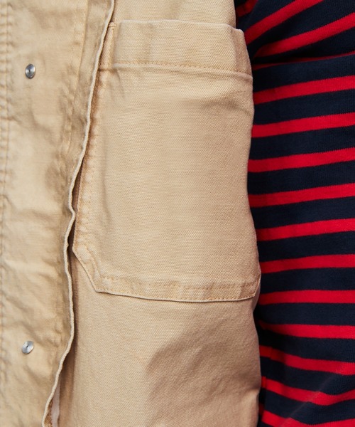 BROOKS BROTHERS（ブルックスブラザーズ）の「ストレッチコットン チョアジャケット（カバーオール・メンズ・ベージュ/オリーブ・SMALL/MEDIUM/LARGE）」の10枚目の写真