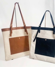 【SALON de RUBAN / サロン ド ルヴァン】 薄マチトートバッグ