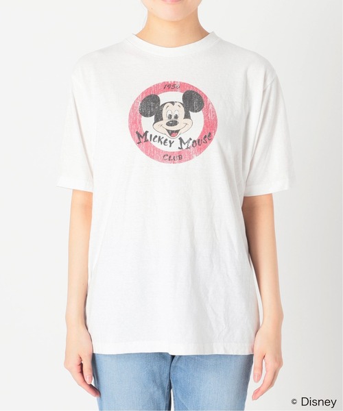 FRAMeWORK(フレームワーク)の「MICKEYMOUSECLUB / Tシャツ◆(Tシャツ/カットソー・レディース・ホワイト/チャコールグレー・FREE)」の6枚目の写真