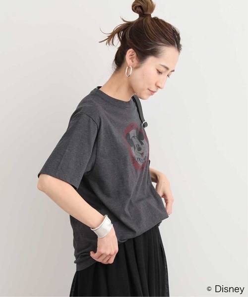 FRAMeWORK(フレームワーク)の「MICKEYMOUSECLUB / Tシャツ◆(Tシャツ/カットソー・レディース・ホワイト/チャコールグレー・FREE)」の14枚目の写真