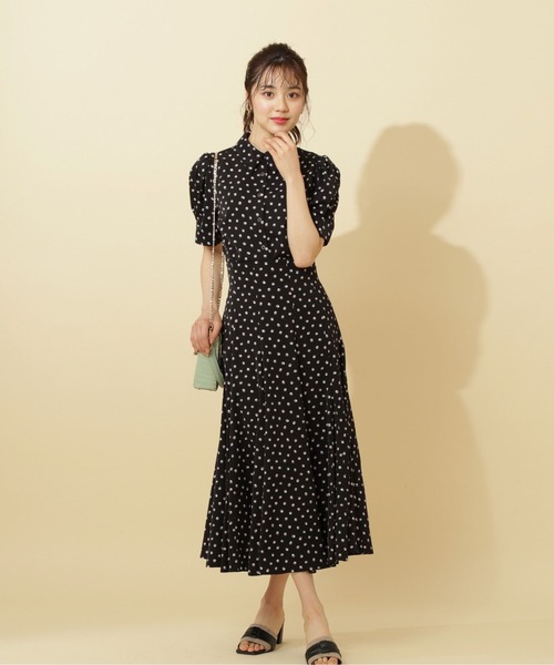 PROPORTION BODY DRESSING（プロポーションボディドレッシング）の「ドットタックスリーブシャツブラウス / 1212110401（シャツ/ブラウス・レディース・ブラック/ホワイト系その他・MEDIUM/SMALL）」の7枚目の写真