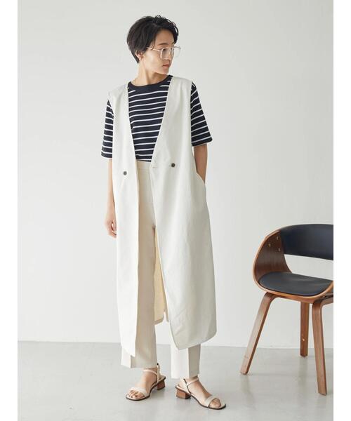 AMERICAN HOLIC（アメリカンホリック）の「バックカシュクールジレワンピース（ワンピース・レディース・アイボリー・L/M）」の2枚目の写真