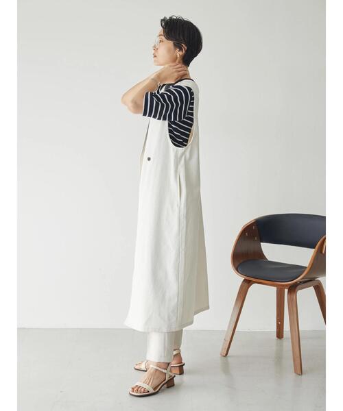 AMERICAN HOLIC（アメリカンホリック）の「バックカシュクールジレワンピース（ワンピース・レディース・アイボリー・L/M）」の3枚目の写真