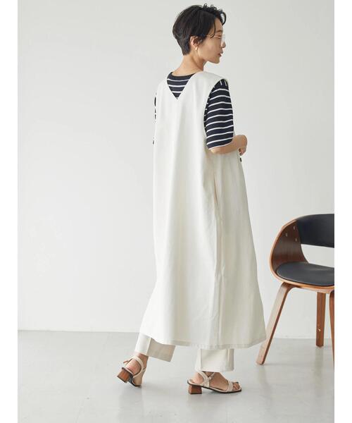 AMERICAN HOLIC（アメリカンホリック）の「バックカシュクールジレワンピース（ワンピース・レディース・アイボリー・L/M）」の5枚目の写真