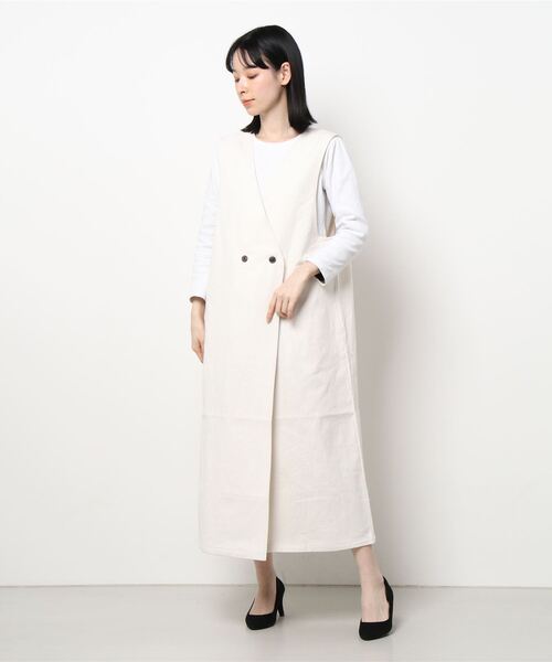 AMERICAN HOLIC（アメリカンホリック）の「バックカシュクールジレワンピース（ワンピース・レディース・アイボリー・L/M）」の12枚目の写真