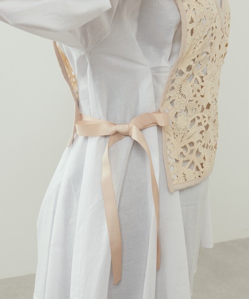 Lui's（ルイス）の「レースジレセットブラウス（シャツ/ブラウス・レディース・キナリ/イエロー/ブラック・FREE）」の12枚目の写真