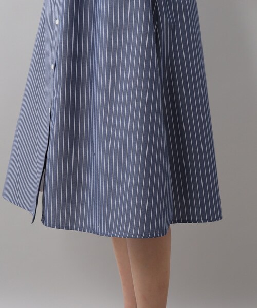 SOUP（スープ）の「◆TCブロードストライプシャツワンピース（ワンピース・レディース・ホワイト系5/ブルー系3・11/15 /13/09/07）」の17枚目の写真