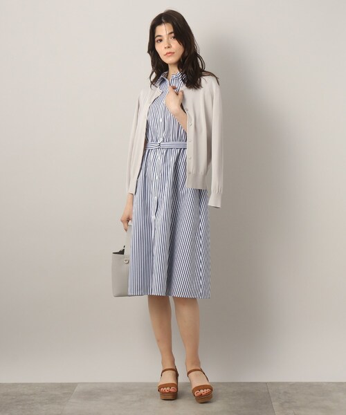 SOUP（スープ）の「◆TCブロードストライプシャツワンピース（ワンピース・レディース・ホワイト系5/ブルー系3・11/15 /13/09/07）」の21枚目の写真
