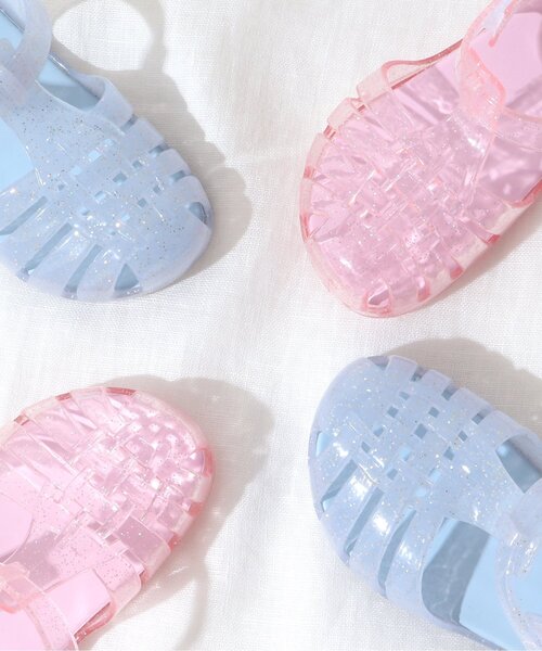 apres les cours(アプレレクール)の「ジェリーサンダル(サンダル・キッズ・ピンク/ラベンダー/シルバー/ミント/サーモンピンク/サックスブルー・15 /16/17/19/14/18)」の15枚目の写真