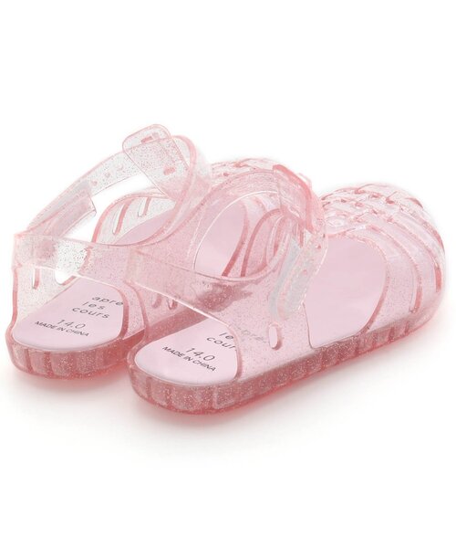 apres les cours(アプレレクール)の「ジェリーサンダル(サンダル・キッズ・ピンク/ラベンダー/シルバー/ミント/サーモンピンク/サックスブルー・15 /16/17/19/14/18)」の8枚目の写真