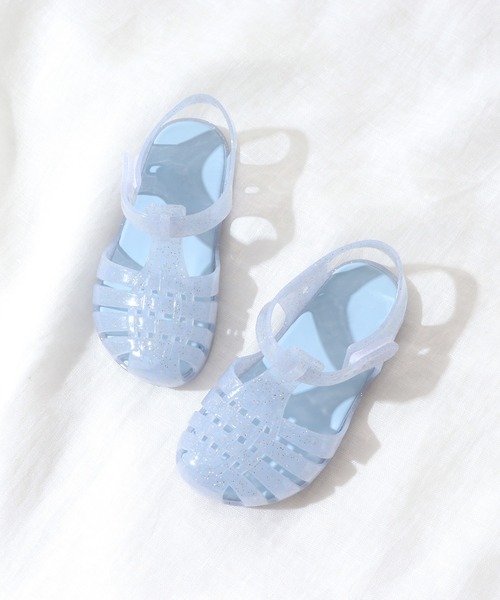 apres les cours(アプレレクール)の「ジェリーサンダル(サンダル・キッズ・ピンク/ラベンダー/シルバー/ミント/サーモンピンク/サックスブルー・15 /16/17/19/14/18)」の2枚目の写真