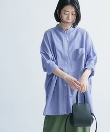 FORK&SPOON　ストライプアウトフィットシャツ