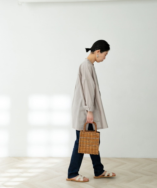 FORK&SPOON（フォークアンドスプーン）の「FORK&SPOON　ストライプアウトフィットシャツ（シャツ/ブラウス・レディース・ブルー/ベージュ系その他・ONE）」の15枚目の写真