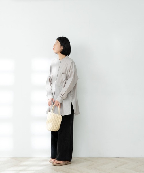 FORK&SPOON（フォークアンドスプーン）の「FORK&SPOON　ストライプアウトフィットシャツ（シャツ/ブラウス・レディース・ブルー/ベージュ系その他・ONE）」の20枚目の写真