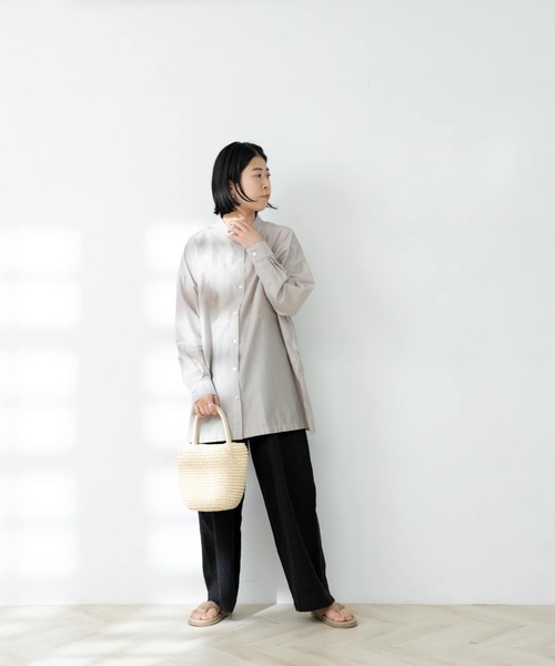 FORK&SPOON（フォークアンドスプーン）の「FORK&SPOON　ストライプアウトフィットシャツ（シャツ/ブラウス・レディース・ブルー/ベージュ系その他・ONE）」の21枚目の写真