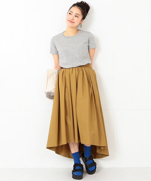 REMI RELIEF（レミレリーフ）の「REMI RELIEF×Ray BEAMS / 別注 グレーポケットT（Tシャツ/カットソー・レディース・グレー・ONE SIZE）」の12枚目の写真