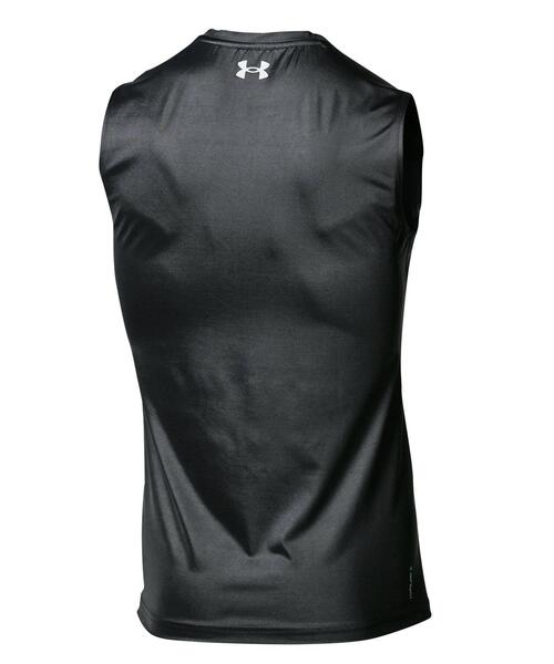 UNDER ARMOUR(アンダーアーマー)の「UAアイソチル フィッティド スリーブレス Vネックシャツ(ゴルフ/メンズ)(Tシャツ/カットソー・メンズ・ブラック/ホワイト・S/XXL/L/M/XL)」の7枚目の写真