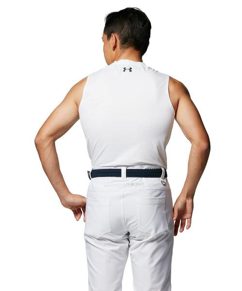 UNDER ARMOUR(アンダーアーマー)の「UAアイソチル フィッティド スリーブレス Vネックシャツ(ゴルフ/メンズ)(Tシャツ/カットソー・メンズ・ブラック/ホワイト・S/XXL/L/M/XL)」の10枚目の写真