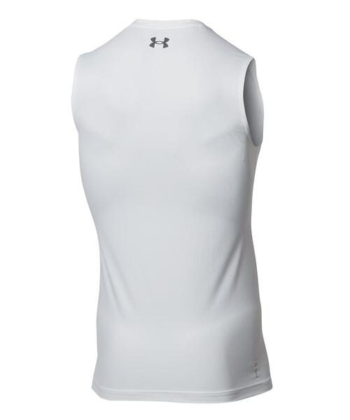 UNDER ARMOUR(アンダーアーマー)の「UAアイソチル フィッティド スリーブレス Vネックシャツ(ゴルフ/メンズ)(Tシャツ/カットソー・メンズ・ブラック/ホワイト・S/XXL/L/M/XL)」の14枚目の写真
