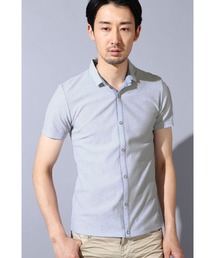 ZERO by TORNADO MART∴網柄メランジリンクスカットシャツ