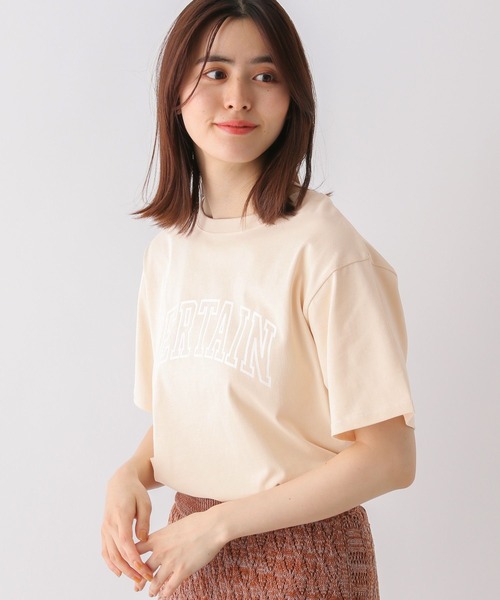 LEPSIM（レプシィム）の「ロゴプリントTシャツ　278301（Tシャツ/カットソー・レディース・オフホワイト/グレイッシュベージュ/ネイビー・FREE）」の20枚目の写真
