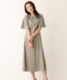 OPAQUE.CLIP | 【CERCA/セルカ】ストライプシャツワンピース【WEB限定サイズ】(ワンピース)