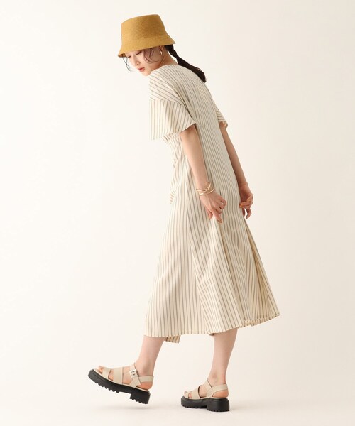 OPAQUE.CLIP（オペークドットクリップ）の「◆【CERCA/セルカ】ストライプシャツワンピース【WEB限定サイズ】（ワンピース・レディース・グレー系その他3/ホワイト系5・38/36/40）」の11枚目の写真