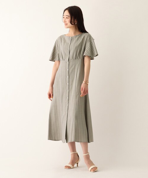 OPAQUE.CLIP（オペークドットクリップ）の「◆【CERCA/セルカ】ストライプシャツワンピース【WEB限定サイズ】（ワンピース・レディース・グレー系その他3/ホワイト系5・38/36/40）」の13枚目の写真