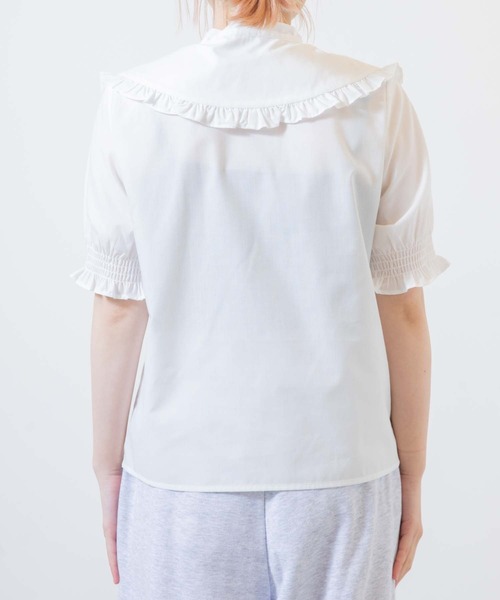 WEGO（ウィゴー）の「WEGO/フリル襟リボンタイブラウス（シャツ/ブラウス・レディース・ホワイト・FREE）」の11枚目の写真